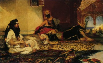カーペット上の美女たち ジャン・ジョセフ・ベンジャミン・コンスタン・アラベール Oil Paintings